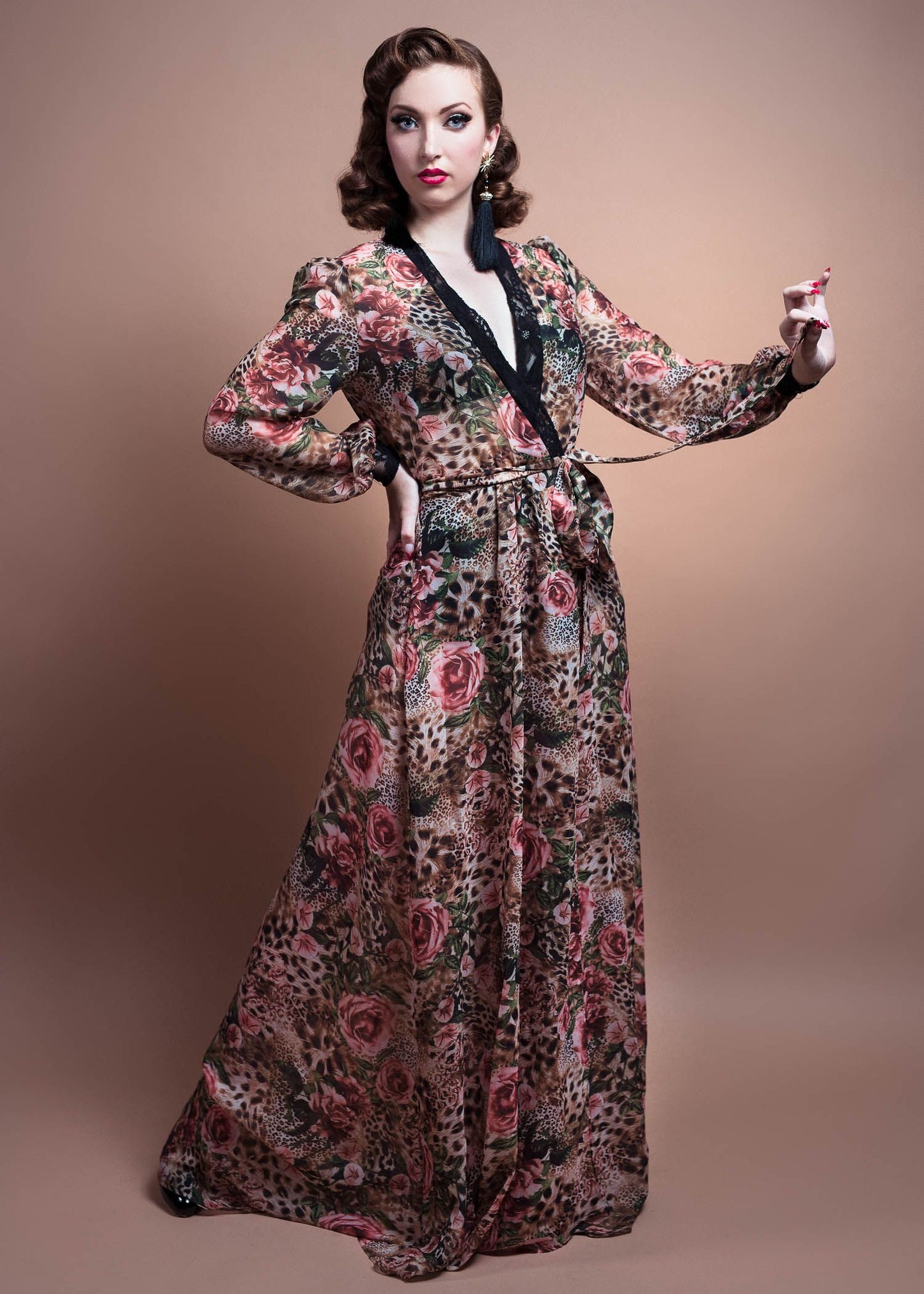 Sheer Glamour Dressing Gown