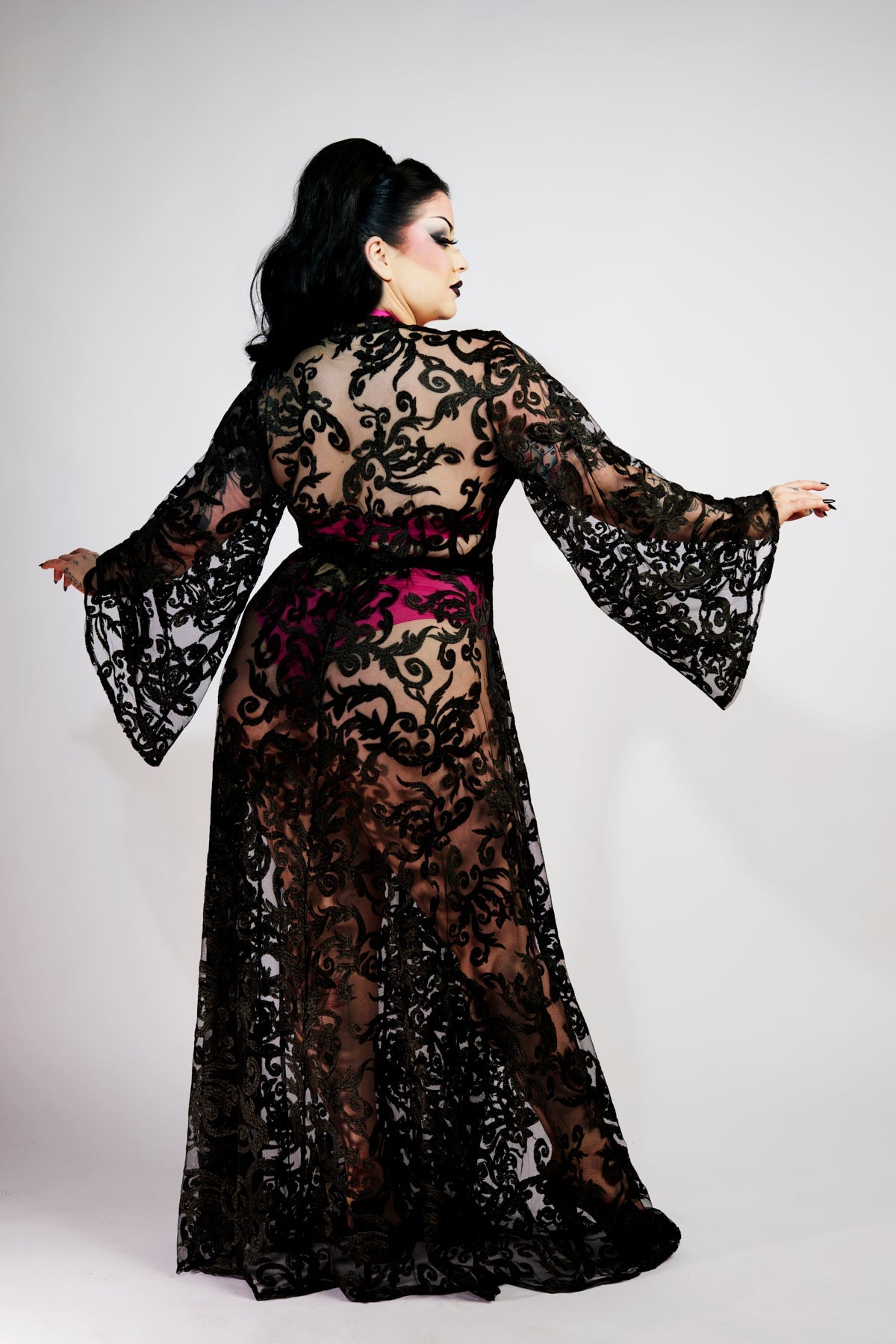 Vampira Lace Gown